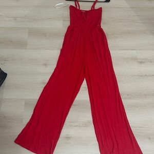 Guess Vibrant Red Jumpsuit